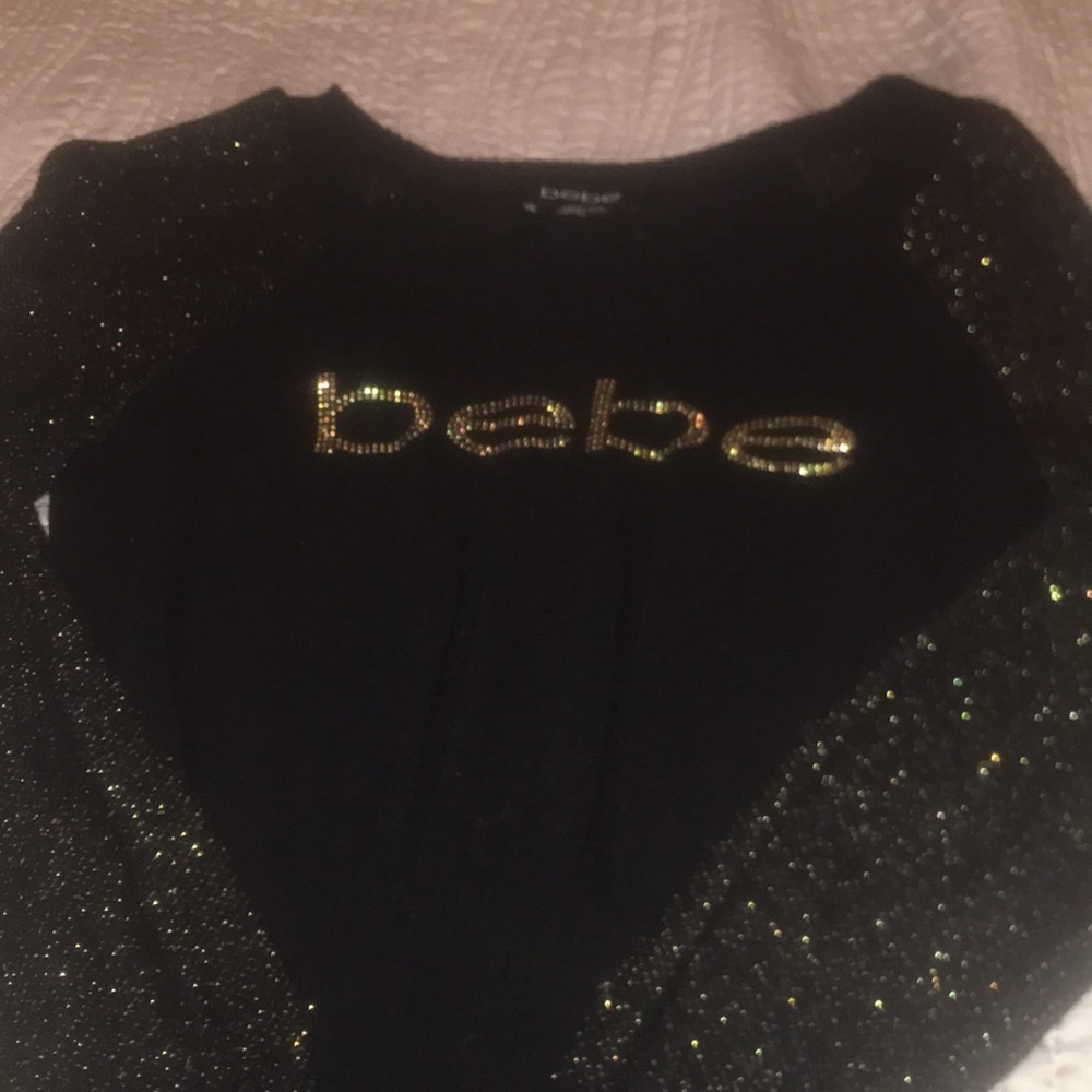 Brand new fitted Bebe sweater!